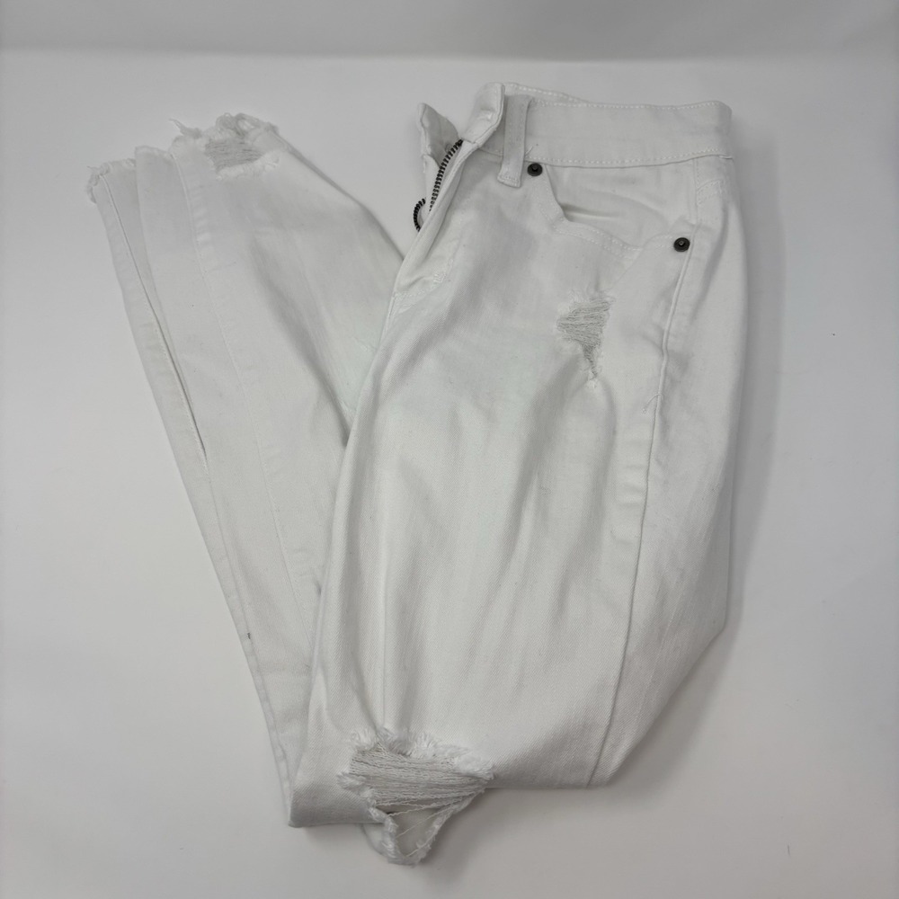 KanCan‎ White Distressed Women's Jeans Skinny 5/26